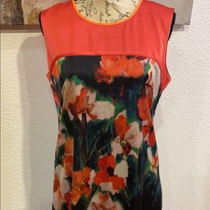 Preloved floral TAHARI dress